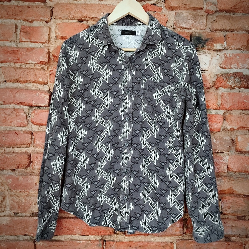 Southwestern Aztec flannel